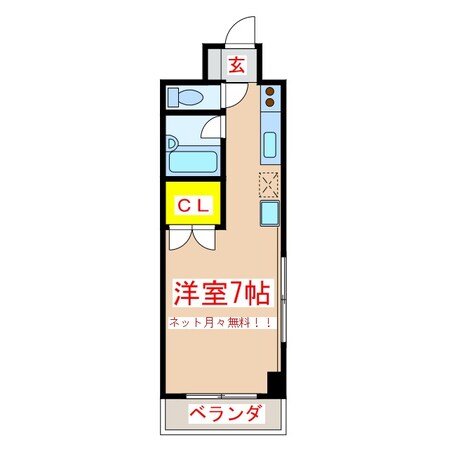 パルセスユニの物件間取画像